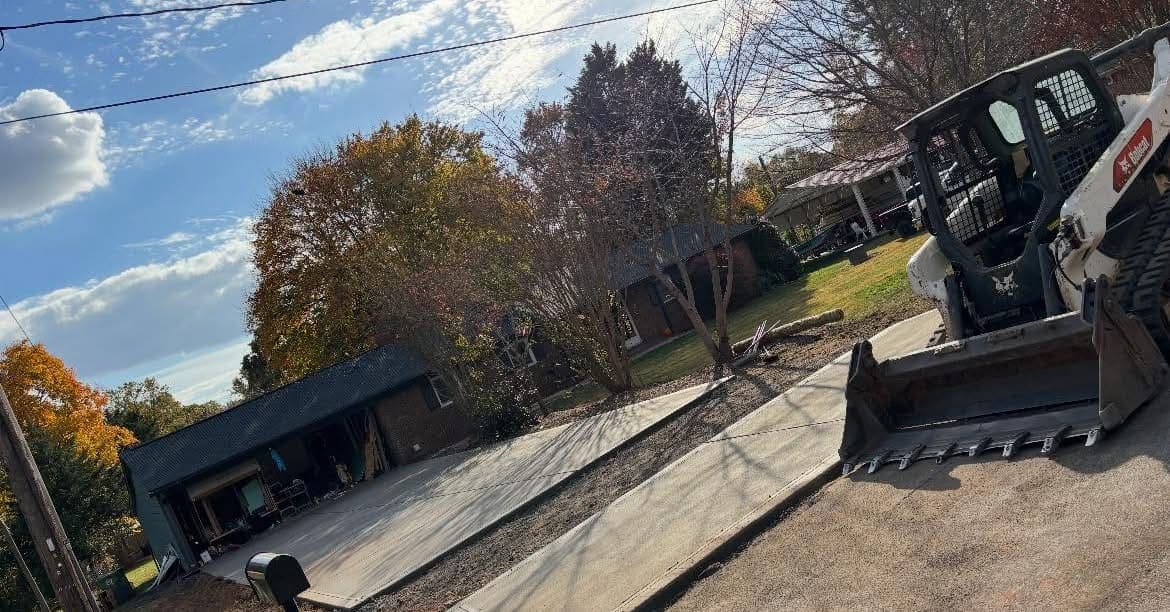 Completed Concrete Driveway Replacement installation in Charlotte, NC by Local Concrete Contractor — concrete contractor serving the Charlotte metro and Triangle since 2018, no deposit, no progress payments.