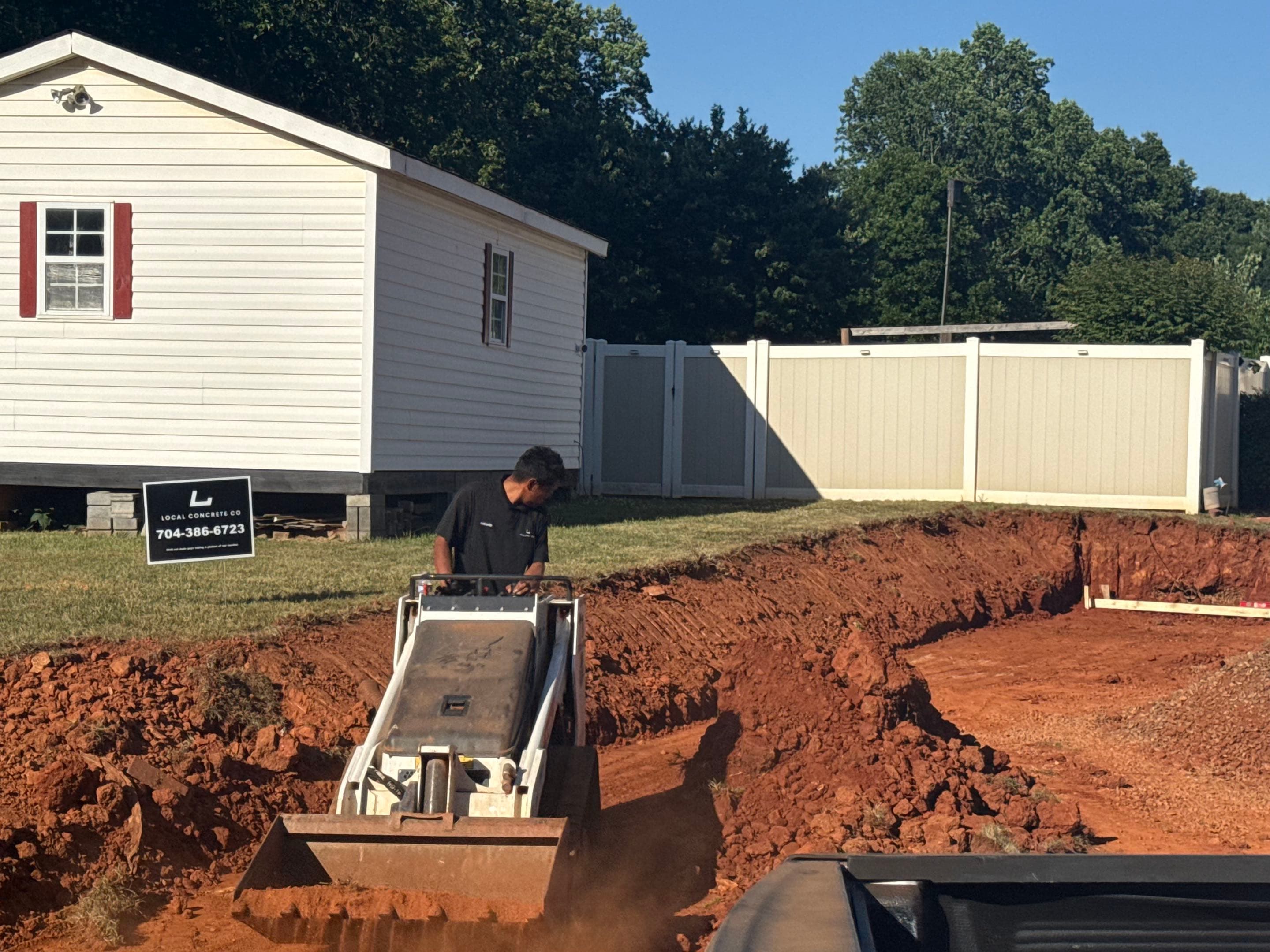 Step 06: Grading & Forming — concrete project by Local Concrete Contractor
