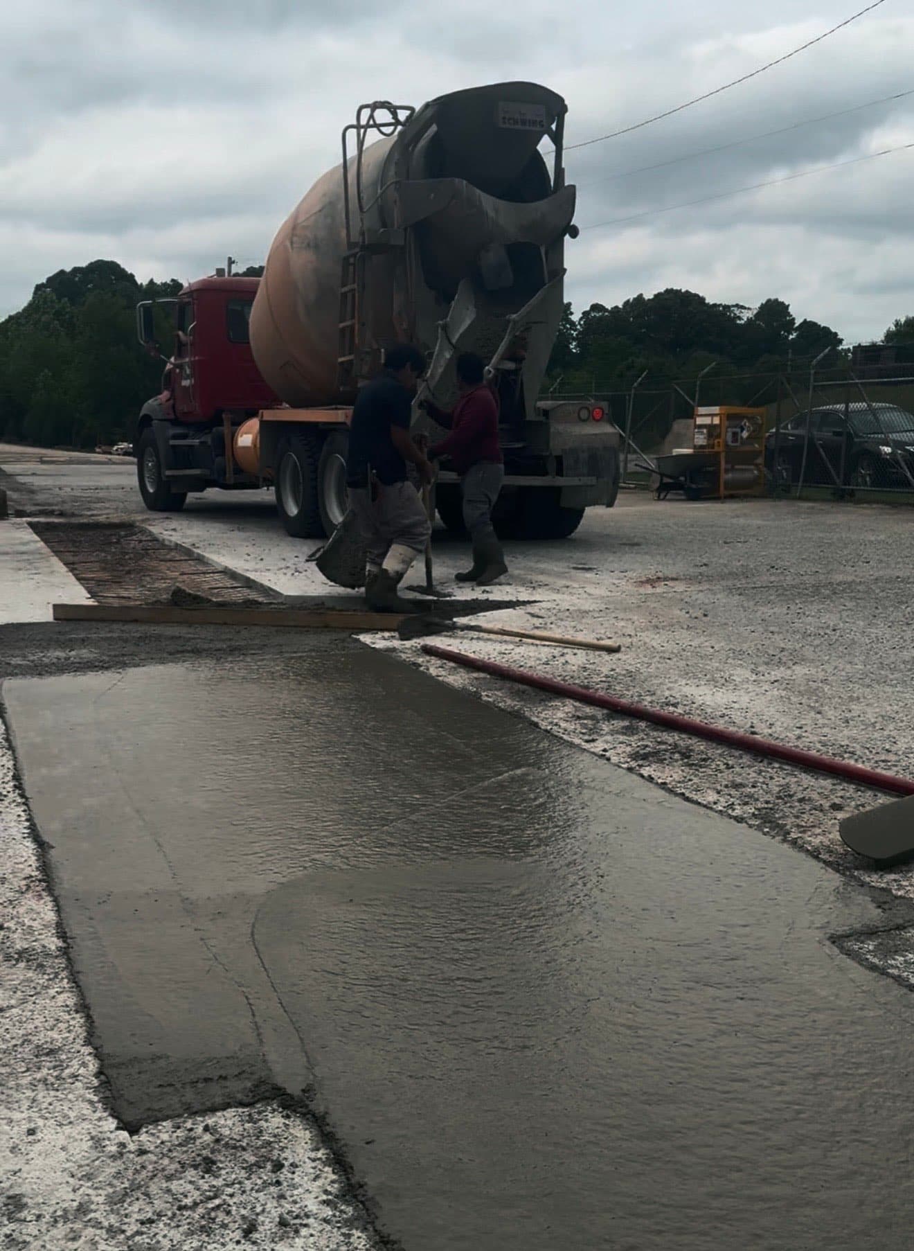 Step 10: Placement in Charlotte, NC concrete project by Local Concrete Contractor