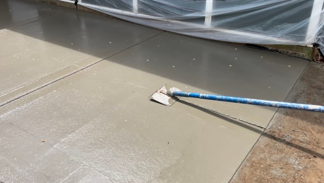 Step 12: Edging & Jointing in Mooresville, NC concrete project by Local Concrete Contractor