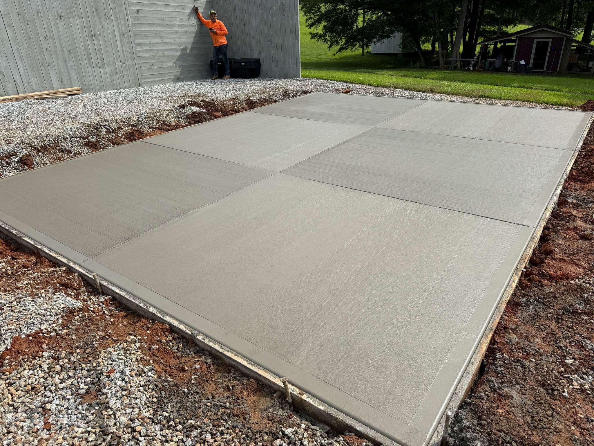 Pole Barn Concrete Slabs in Concord, NC