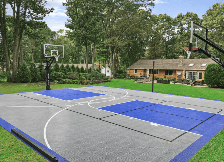 Concrete Basketball Court