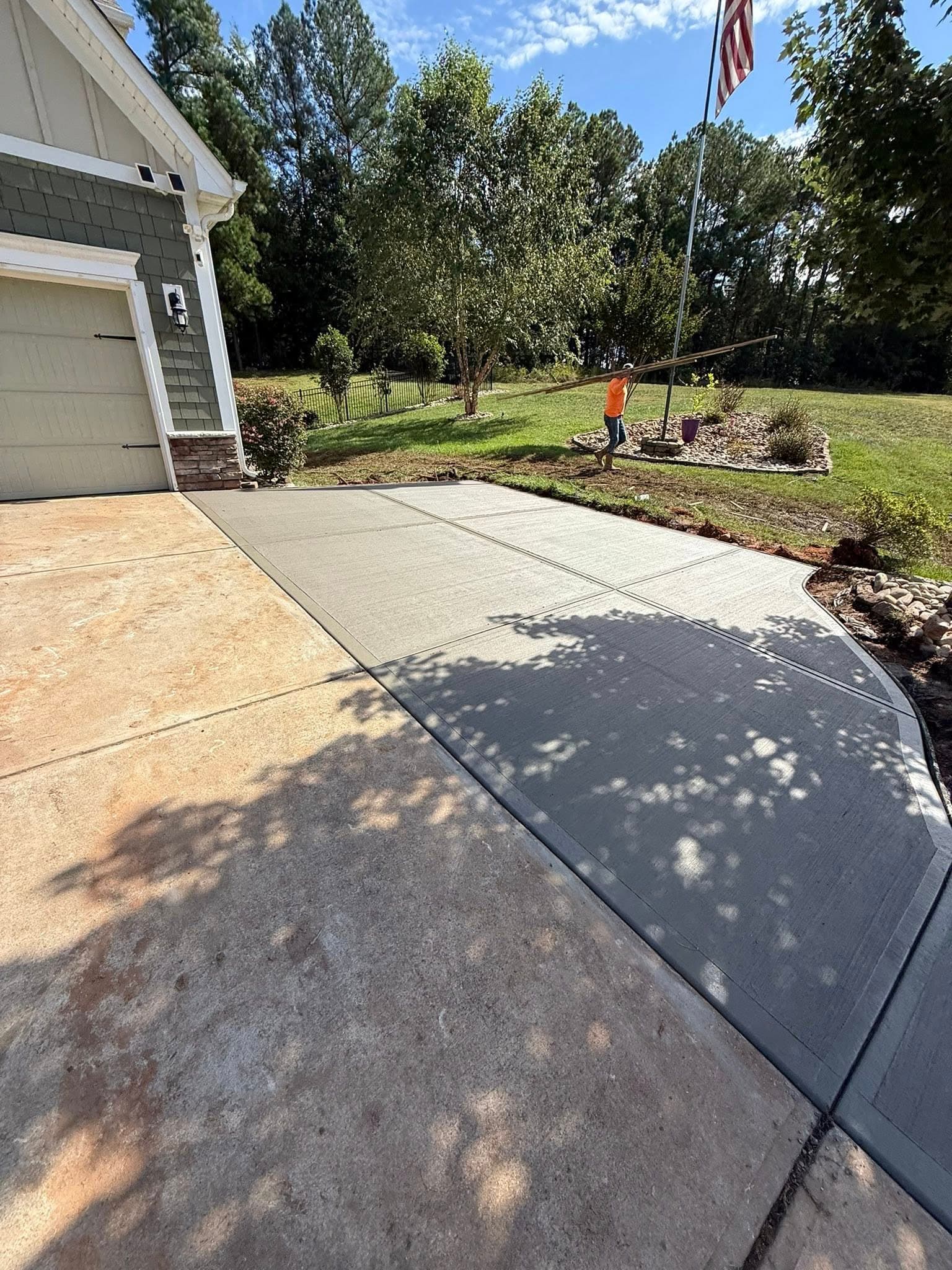 Concrete Driveway Additions in Greensboro, NC