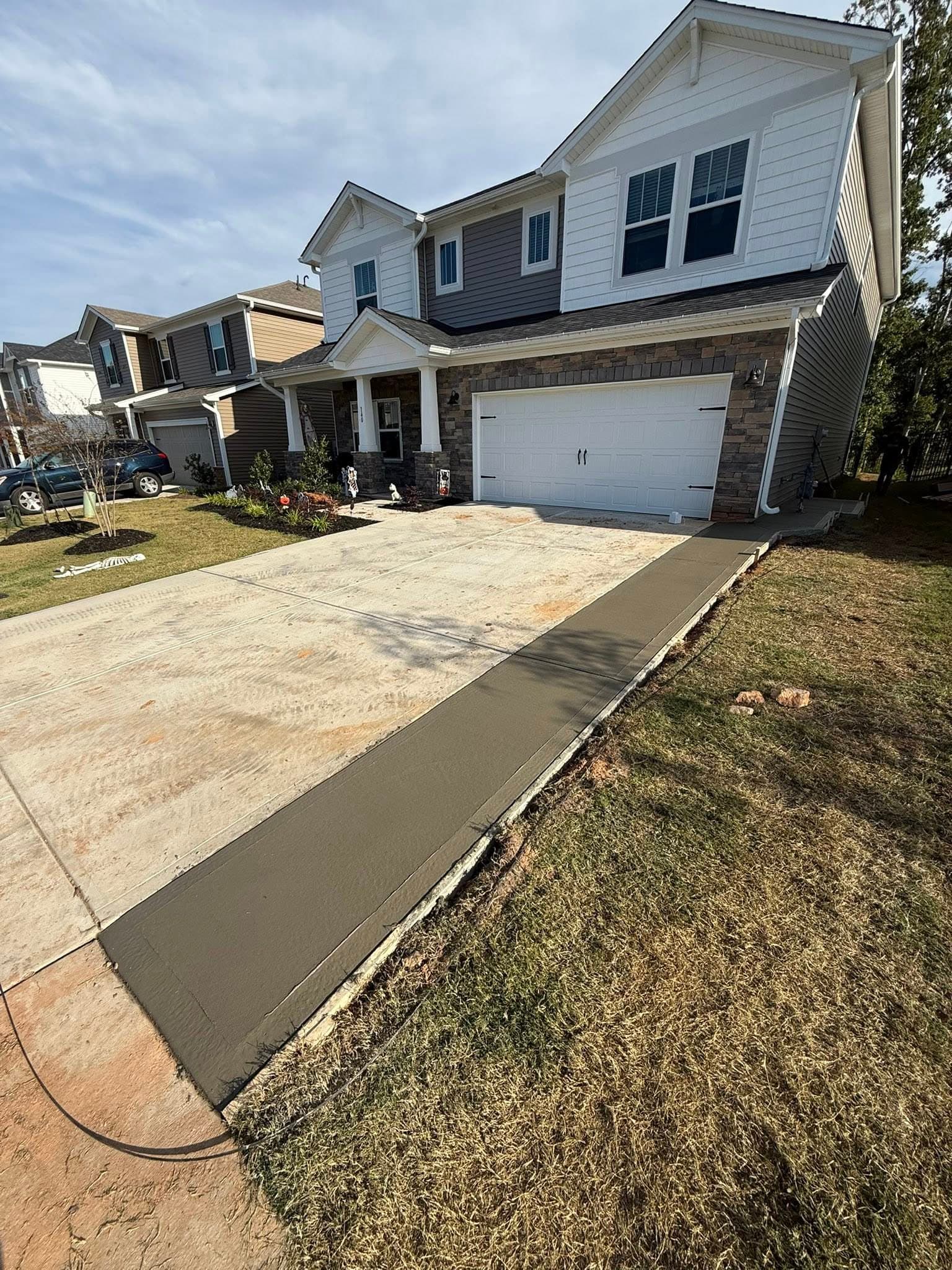Concrete Driveway Extensions in Statesville, NC