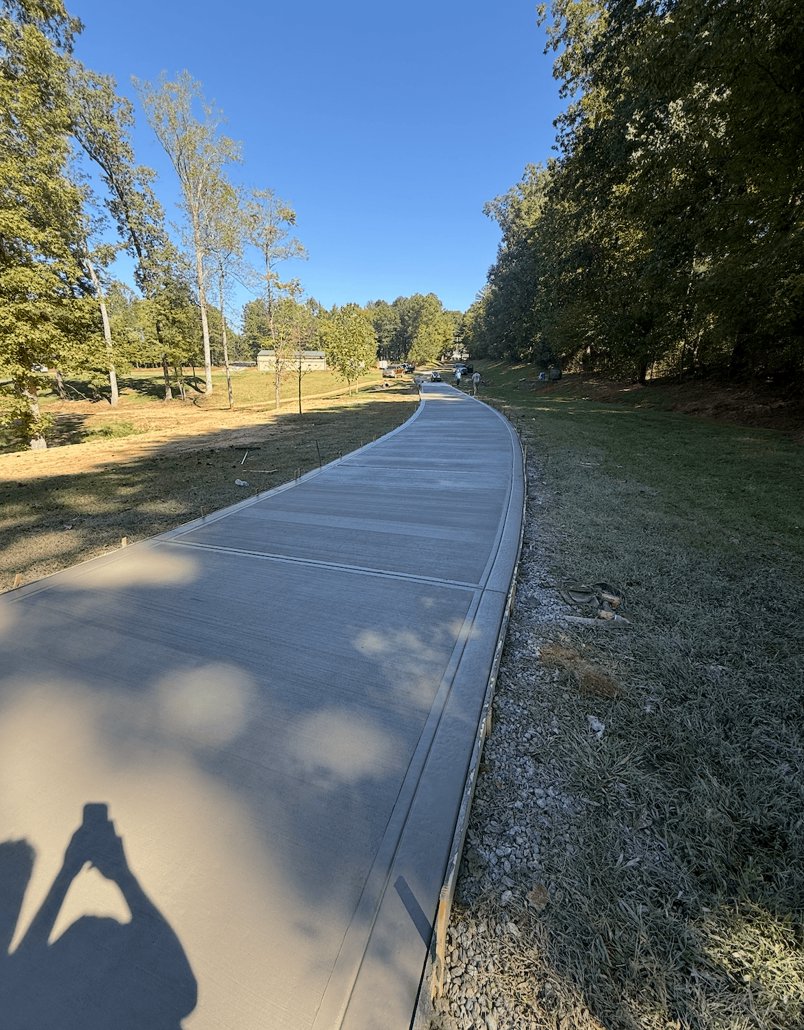 Long Concrete Driveways in Charlotte, NC