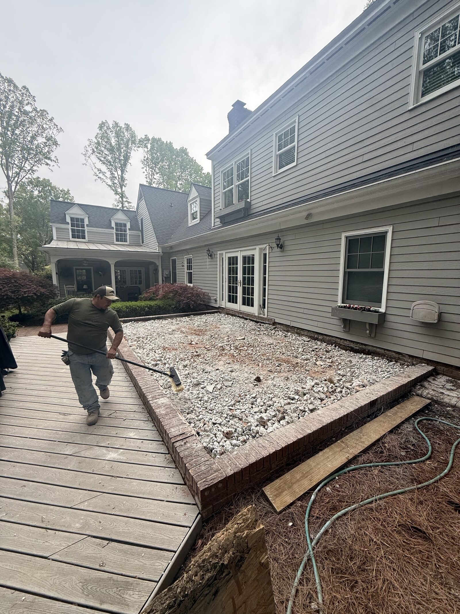 Before concrete installation