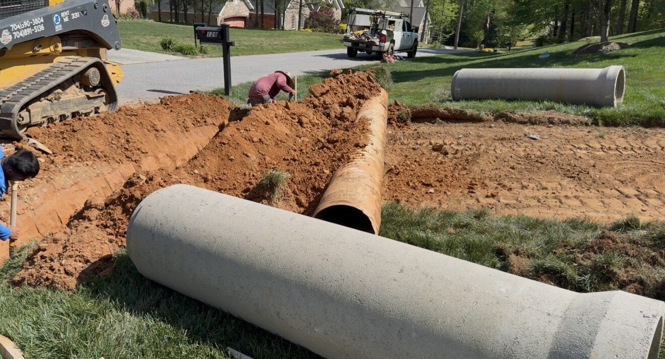 Before concrete installation
