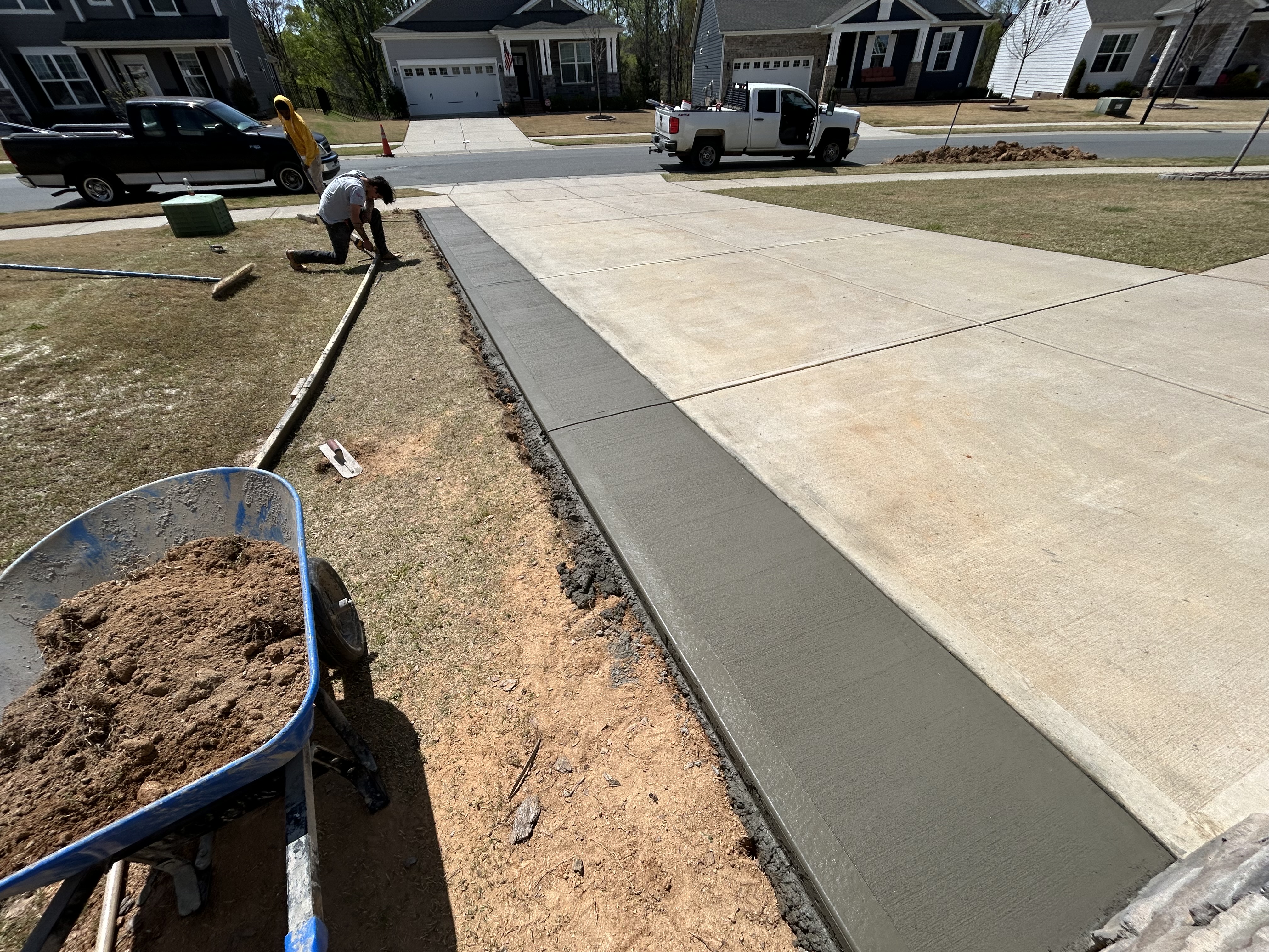 Huntersville driveways project 14