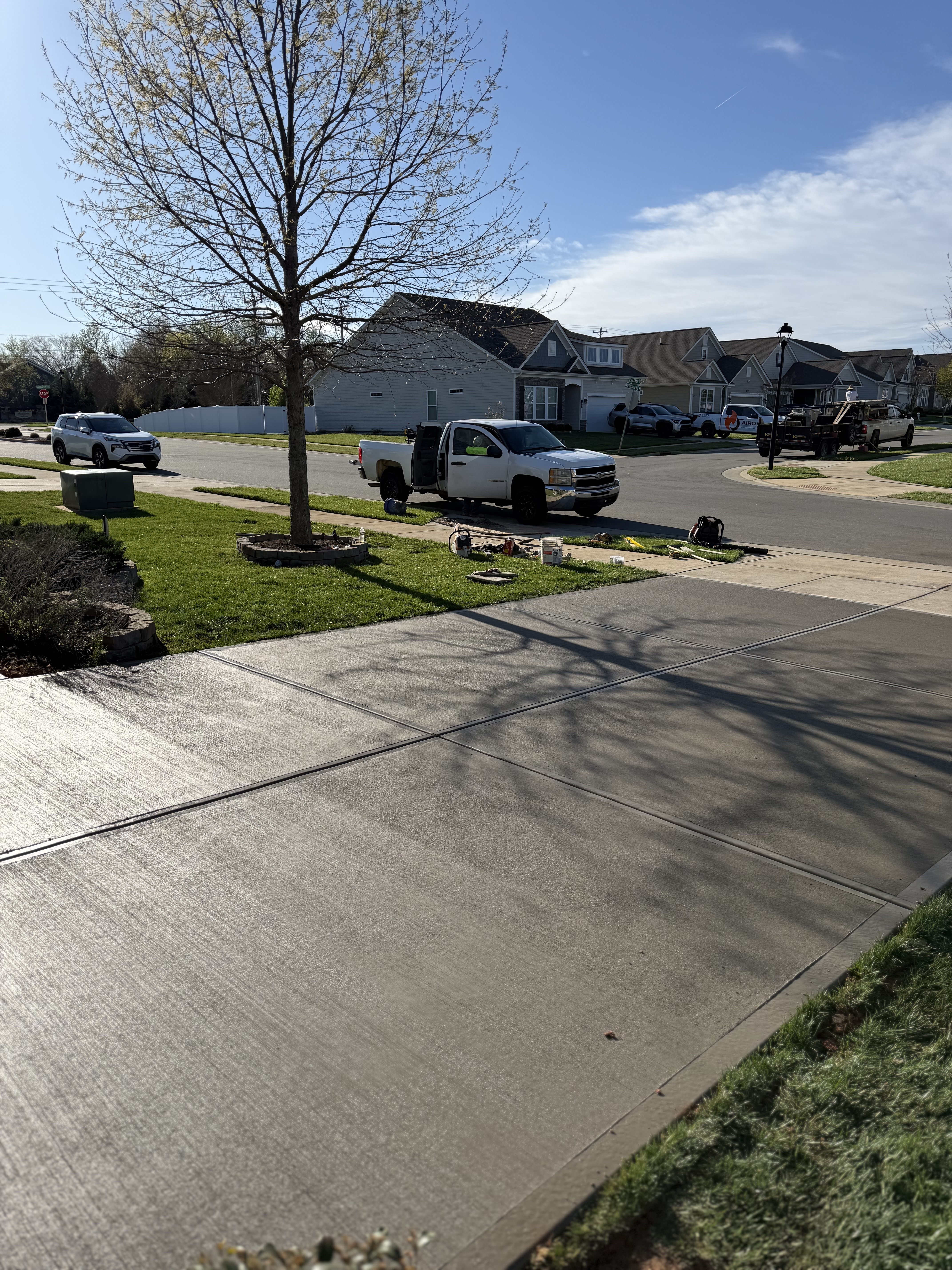 Indian Trail concrete project 6
