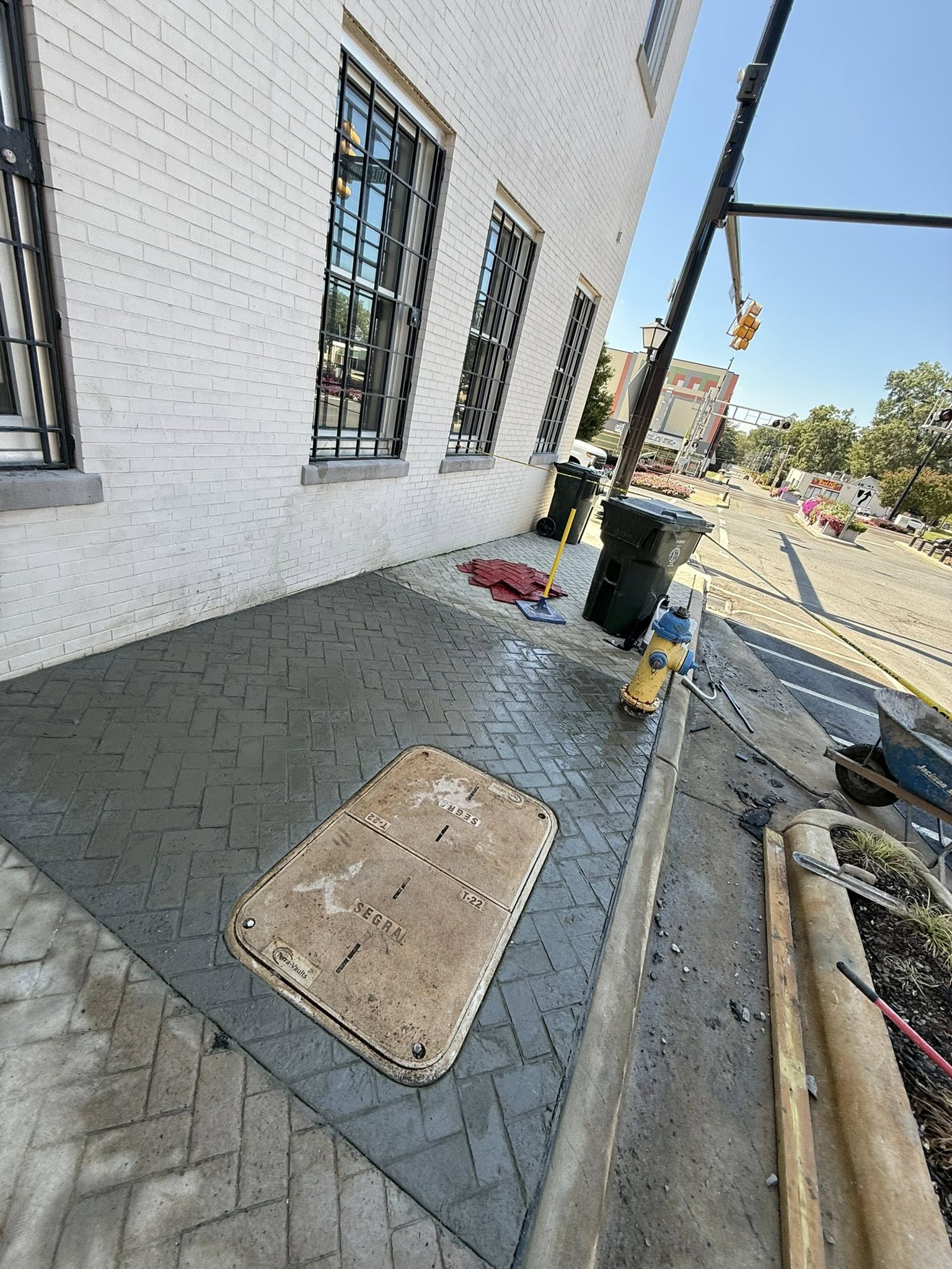 Commercial Concrete Repair project in Greenville - Project 2