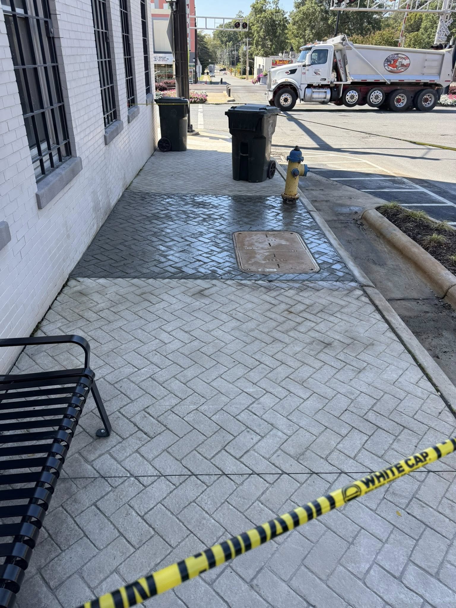 Commercial Concrete Repair project in Greenville - Project 3