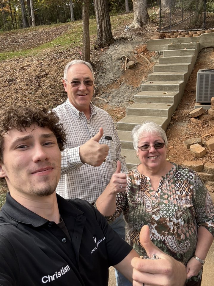 Concrete Steps project in Statesville - Project 2