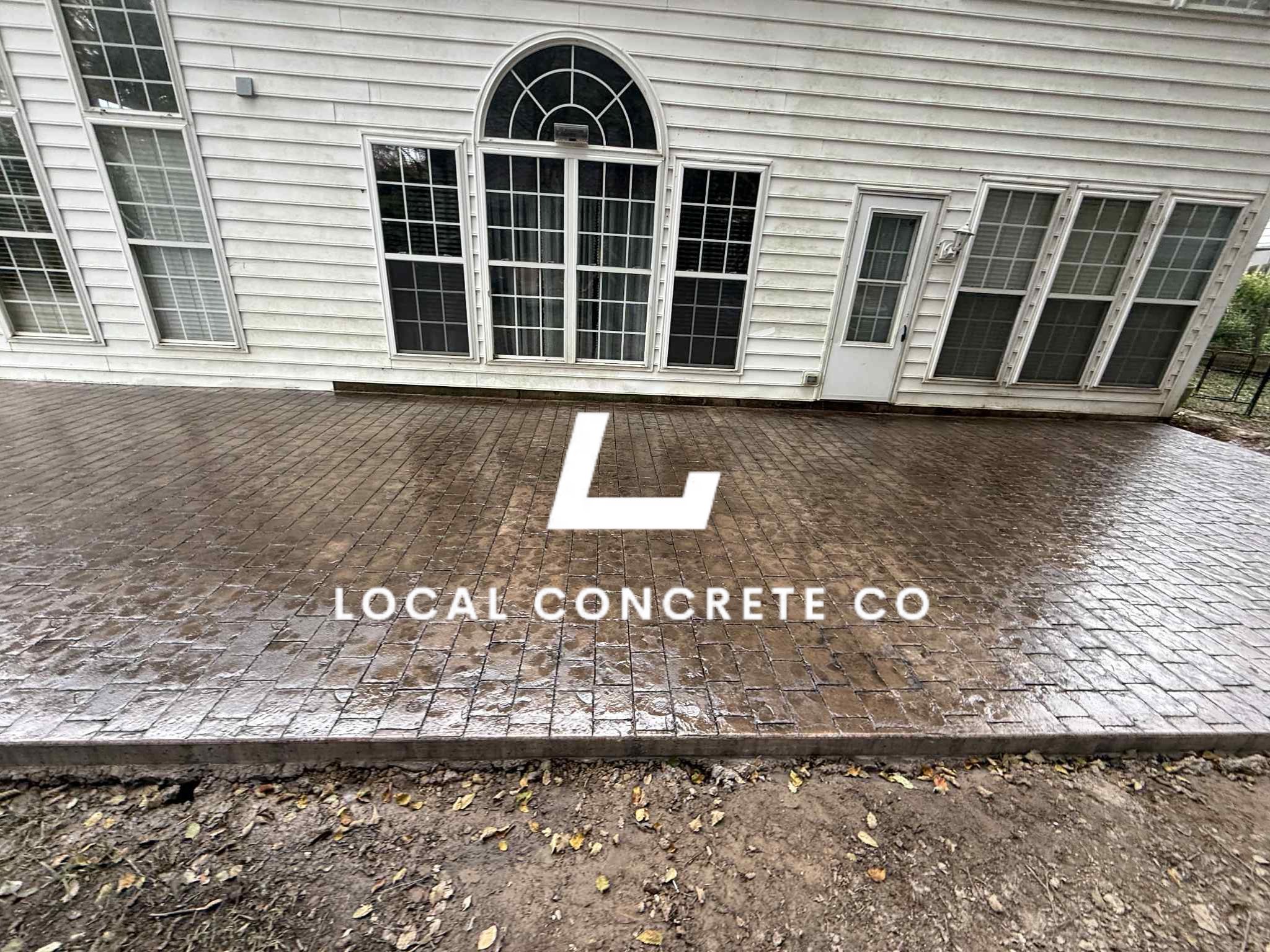 Stamped Concrete project in Rutherfordton - Project 2